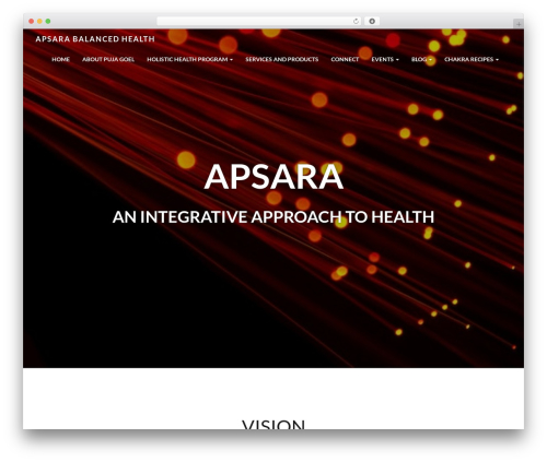 Simple Pro best WordPress theme - apsarabalancedhealth.com