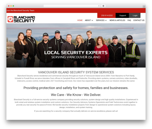 Theme WordPress Beaver Builder Theme - blanchardsecurity.com