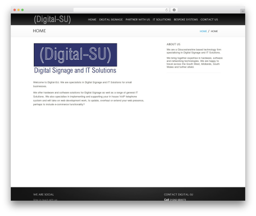 Theme WordPress CleanSpace - digital-su.co.uk