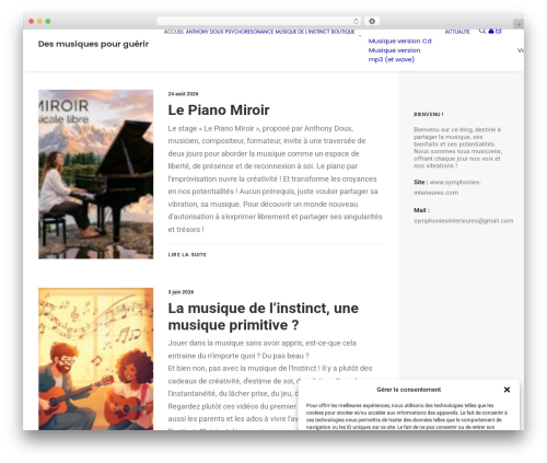 Uncode js_composer WordPress plugin - desmusiquespourguerir.com
