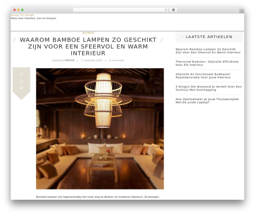 Vancouver WordPress theme - designfordelight.nl