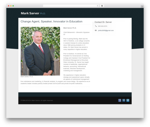 Verse WP theme - drmarksarver.com