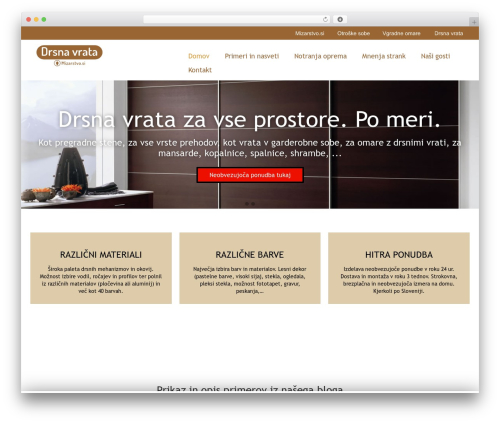 Cyclone slider pro WordPress plugin - drsna-vrata.si