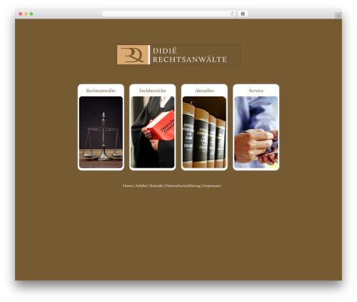WordPress theme Marcel Didie - didie-rae.de