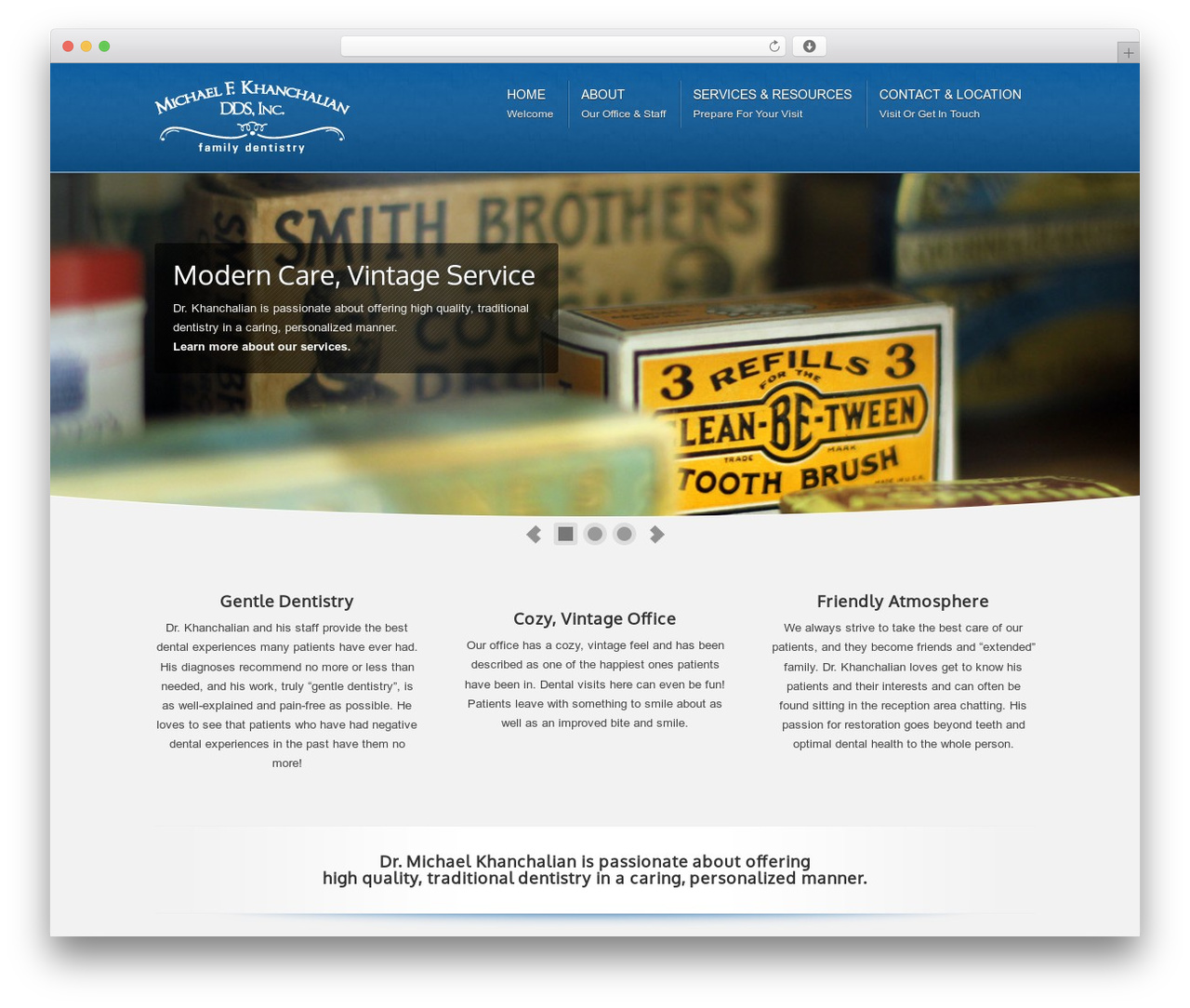 WordPress theme Dr. Khanchalian - drmikedentistry.com WordPress theme Dr. Khanchalian - drmikedentistry.com