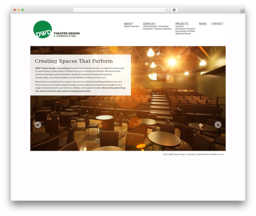 WordPress theme DWD - d-w-d.com