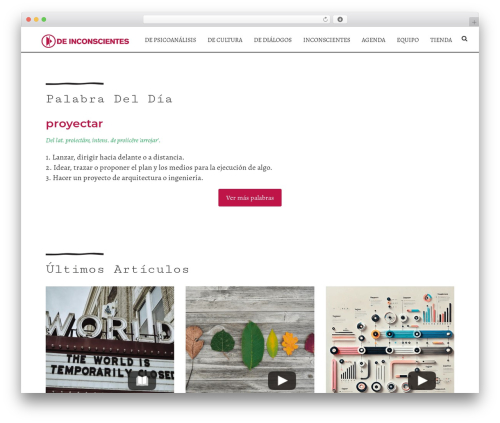 WordPress theme Jupiter - deinconscientes.com