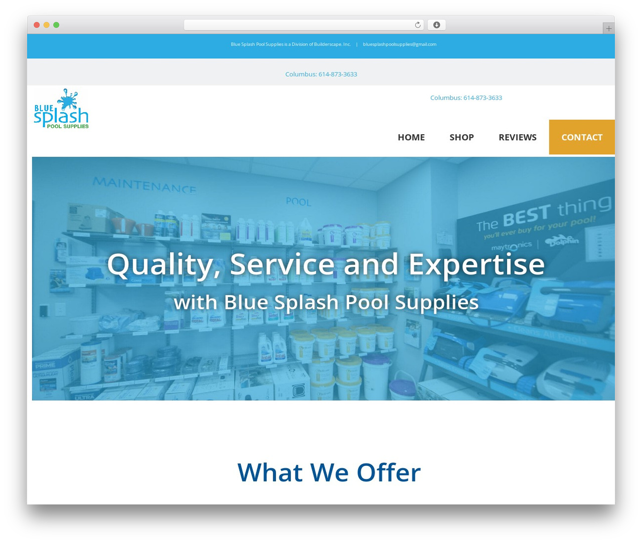 WordPress theme Pool Services - bluesplashpoolsupplies.com WordPress theme Pool Services - bluesplashpoolsupplies.com