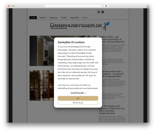 WordPress theme Unique Theme Responsive - danskhusbyggeri.dk