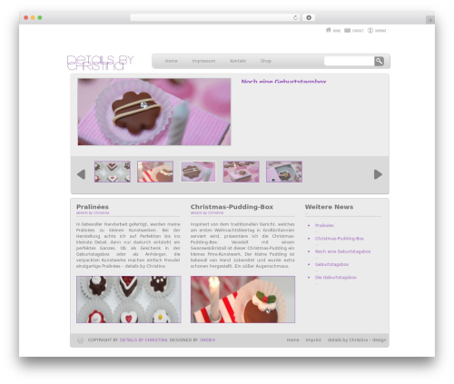 WordPress theme WP-Creativix - detailsbychristina.de WordPress theme WP-Creativix - detailsbychristina.de