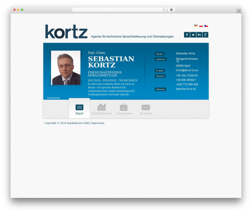 WordPress website theme WordPress Theme 1372 - de-pl-cz.eu