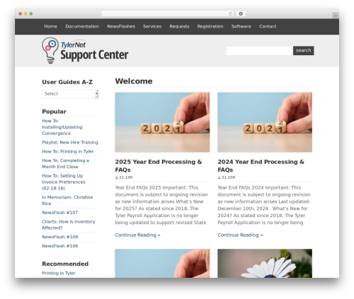WP-Brilliance theme WordPress - docs.tylernet.com