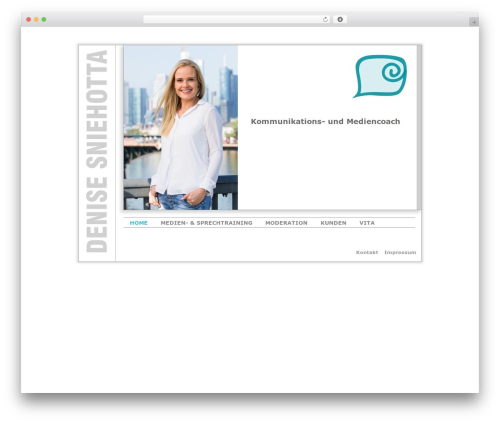 WP theme Denise - denise-sniehotta.de