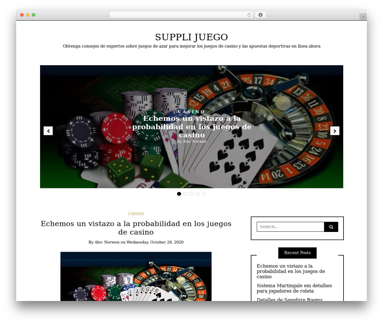 Writee WordPress theme - myer-suppli.com