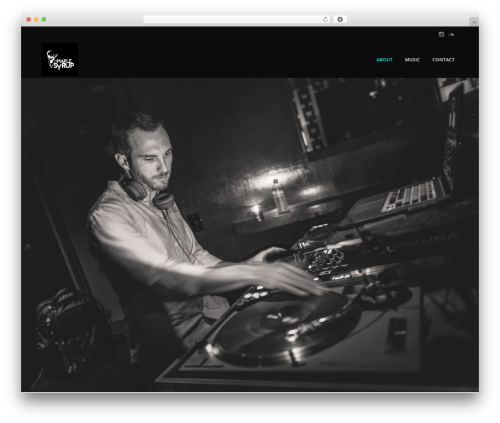 Aku WordPress theme - djmaplesyrup.com
