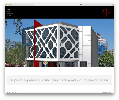 Architecture theme WordPress - d-arch-studio.com