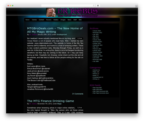 Aurelia WordPress theme - dr.jeebus.sydlexia.com