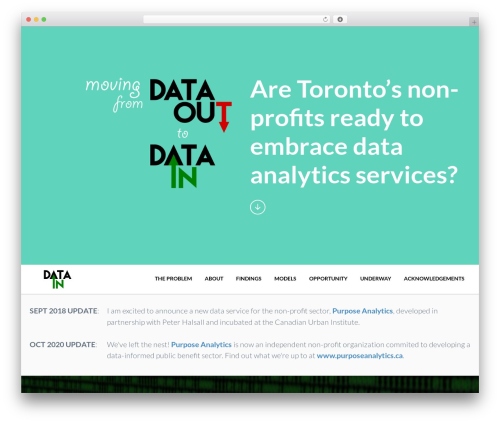 Best WordPress theme OneEngine - datain.ca