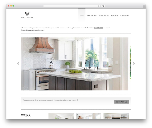 CleanGold WordPress theme design - danaenettodesign.com