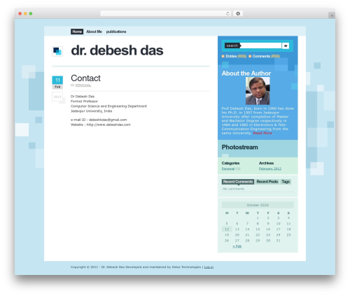 Compositio WP theme - debeshdas.com