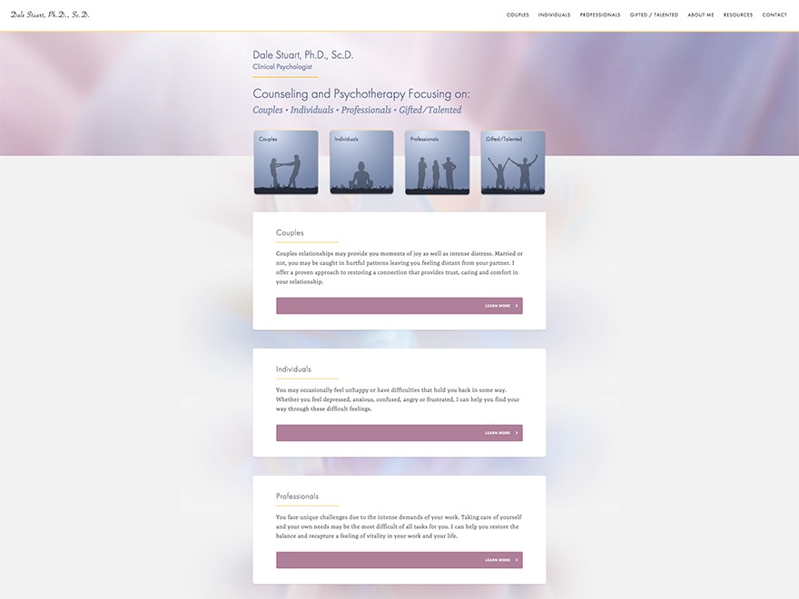 Dale Stuart WordPress theme by Dicemedia
