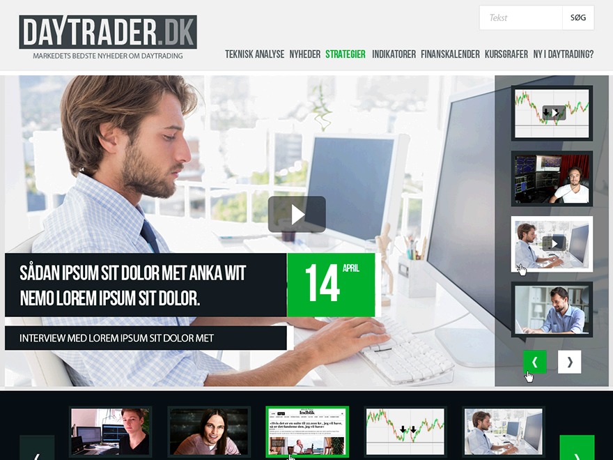 Daytrading WordPress theme by rtCamp