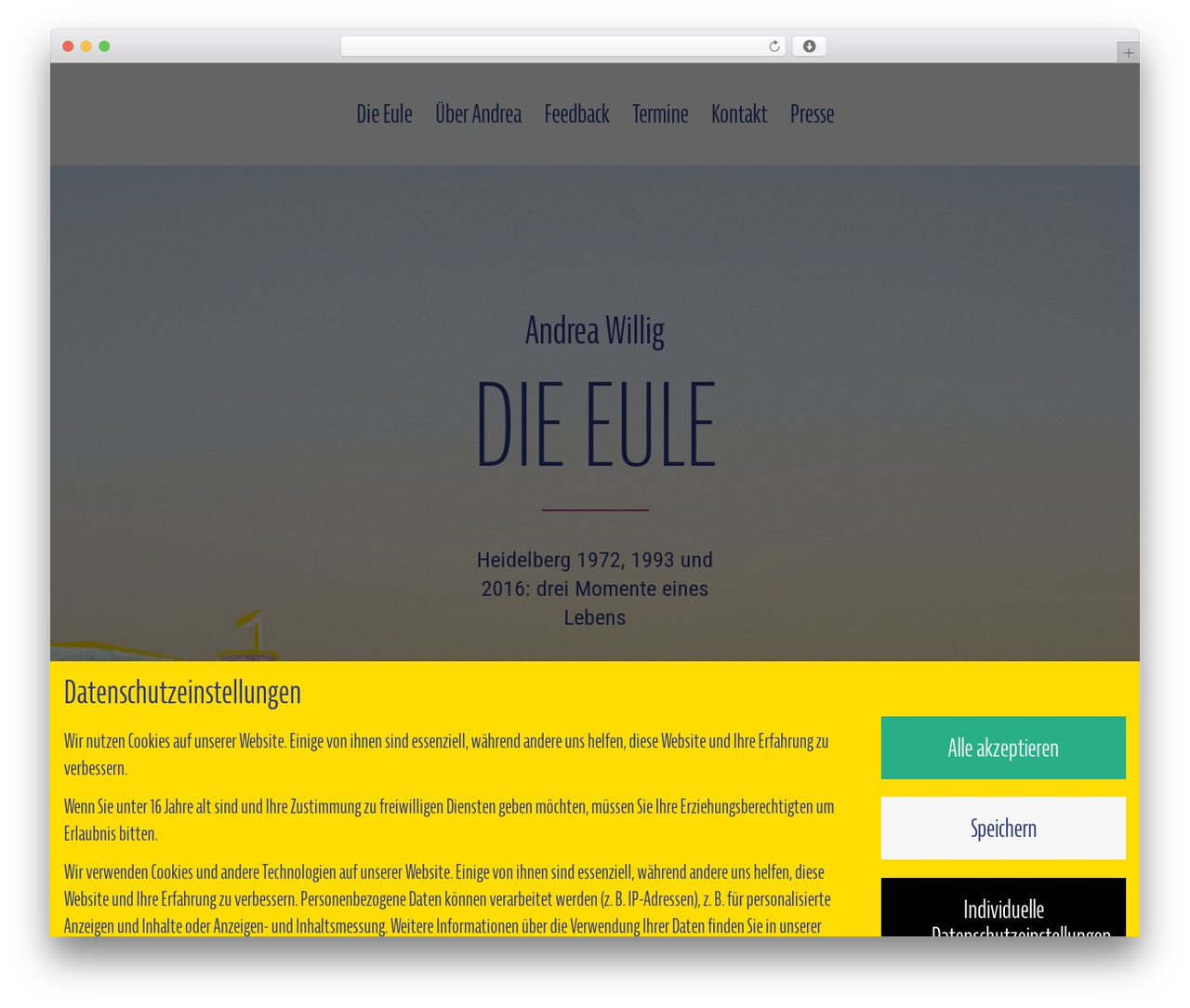 Die Eule WordPress theme - die-eule-roman.de