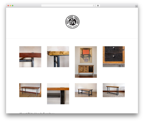 Dirty Hands theme WordPress - dirtyhandsfurniture.com