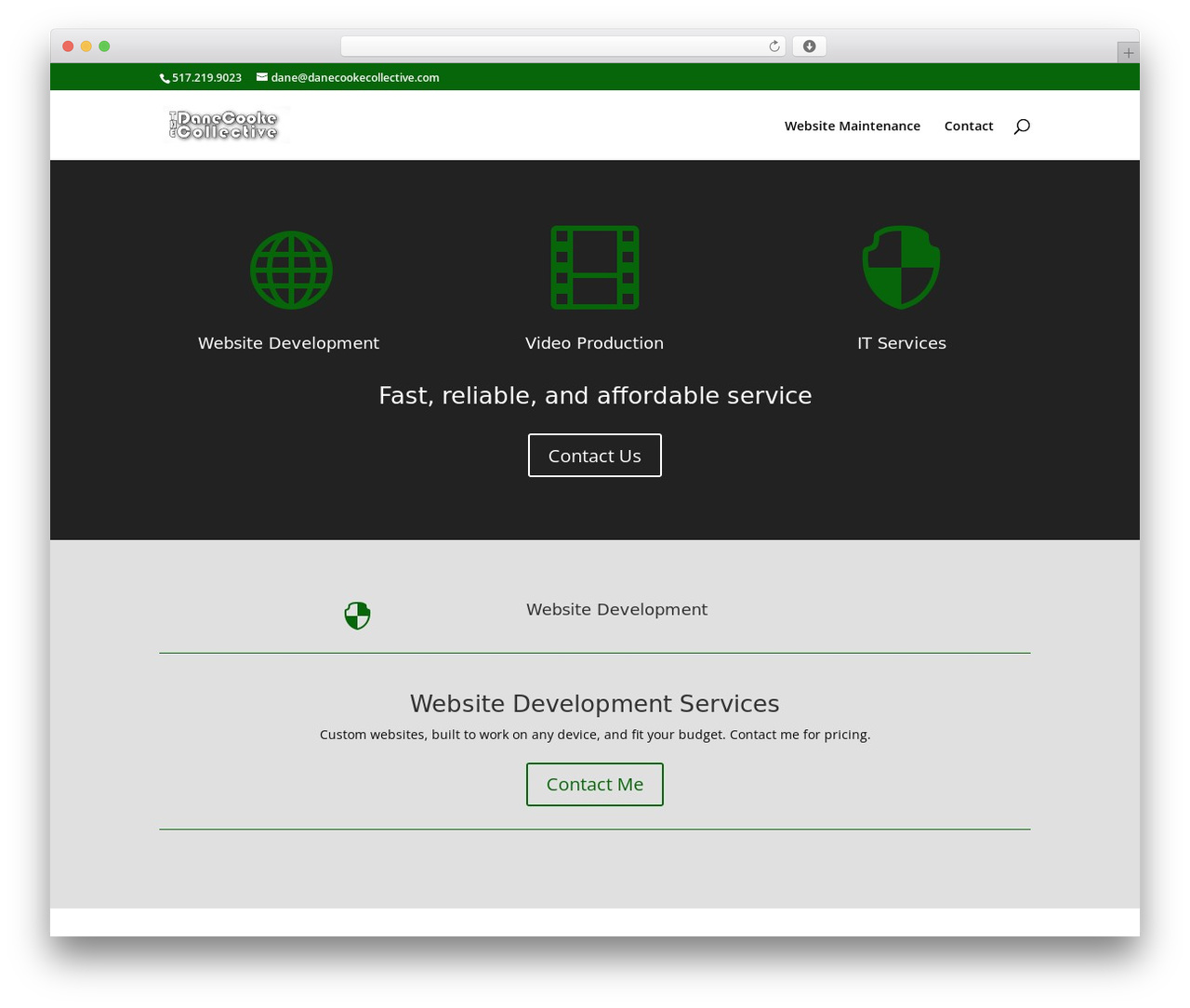 Divi theme WordPress - danecookecollective.com