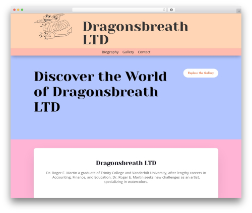 Divi WordPress theme - dragonsbreathltd.com