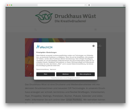 Dorayaki WordPress theme - druckhaus-wuest.de