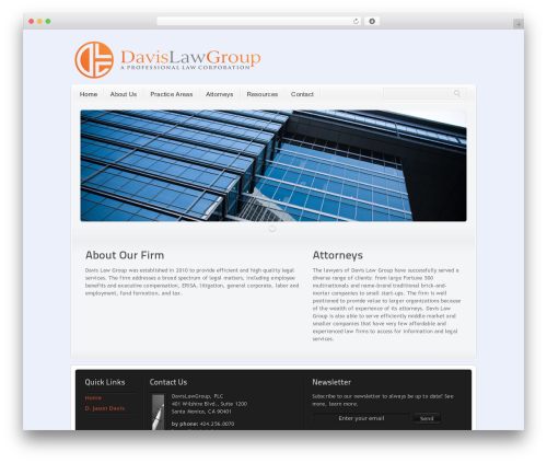 Etherna WP 1.2 WordPress theme - dlglawcorp.com