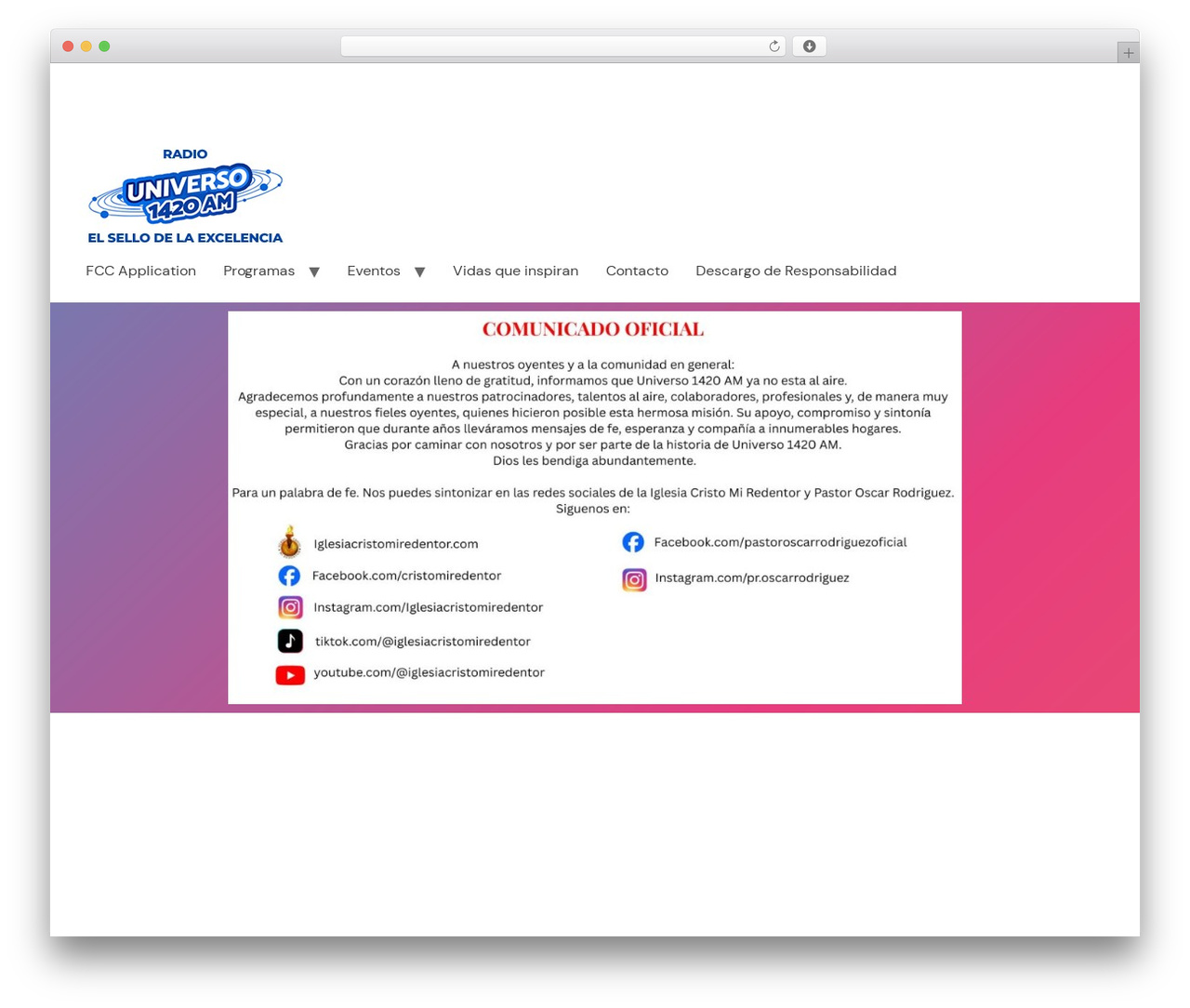 Hello Elementor WordPress theme - universo1420.com