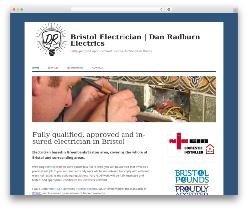 Polished theme WordPress - danradburn.co.uk