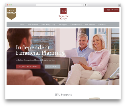 RF Theme theme WordPress - templegray.co.uk