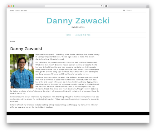 Samurai WordPress theme - dannyzawacki.com Samurai WordPress theme - dannyzawacki.com