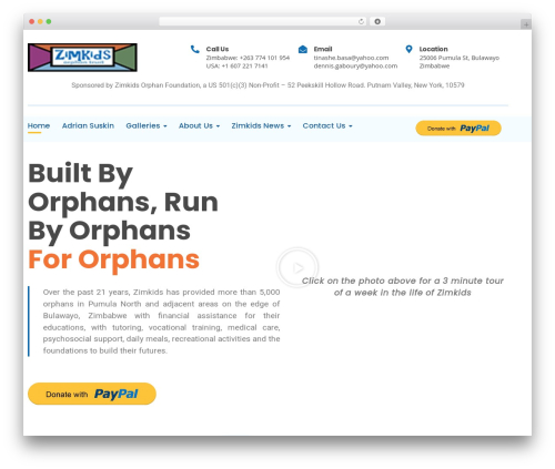 shelly theme WordPress - zimkids.com