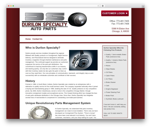 Theme WordPress Durilon Theme - dsautoparts.com Theme WordPress Durilon Theme - dsautoparts.com