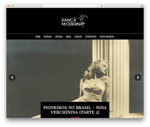 Venus theme WordPress - dancamoderna.com.br