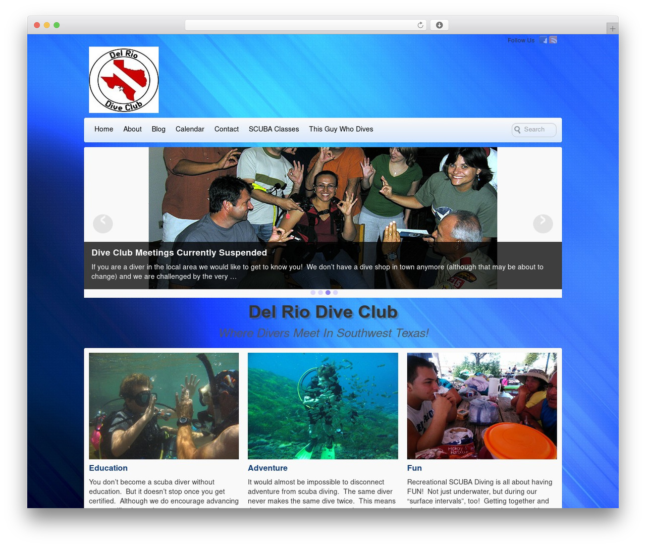 Voyage WordPress theme - delriodiveclub.com Voyage WordPress theme - delriodiveclub.com
