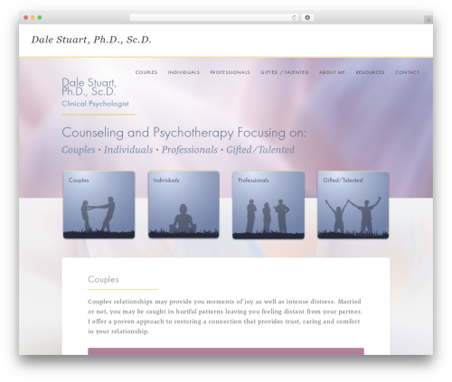 WordPress theme Dale Stuart - dalestuart.com