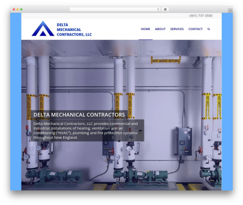 WordPress theme Delta Mechanical - deltamechllc.com