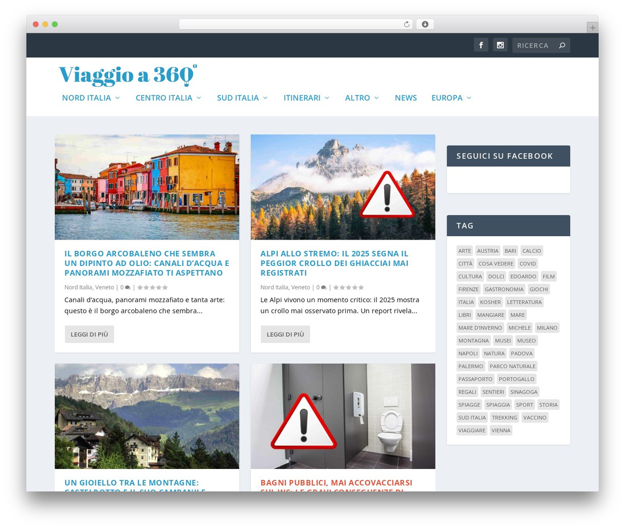 WordPress theme Extra - viaggioa360.it WordPress theme Extra - viaggioa360.it