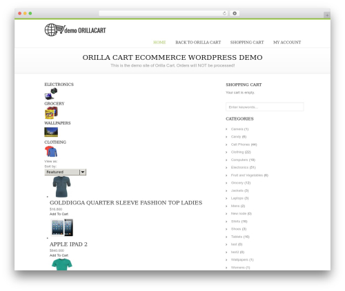 WordPress theme Kakia - demo.orillacart.com