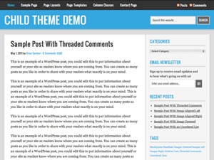 WordPress theme Nomadic by Easyblogthemes 