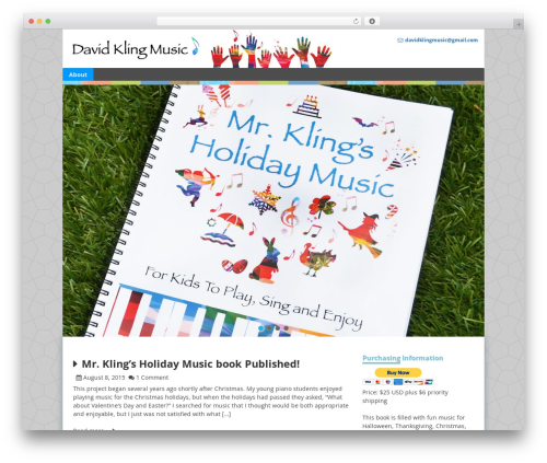 WordPress theme The WP - davidklingmusic.com