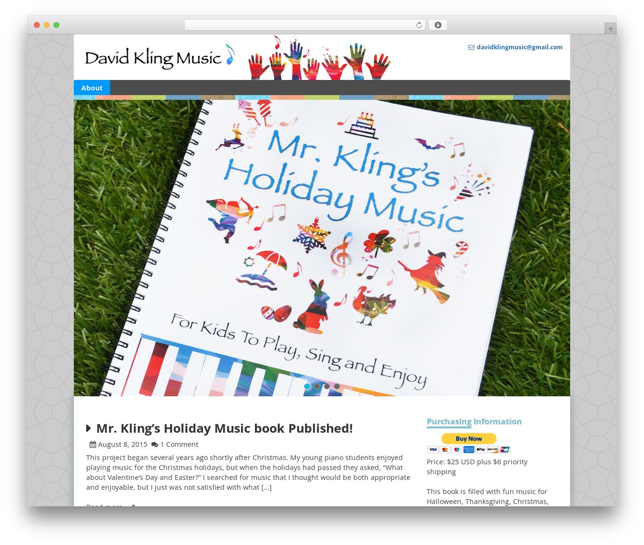 WordPress theme The WP - davidklingmusic.com