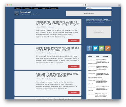 WP theme DynamicWp - dynamicwp.net