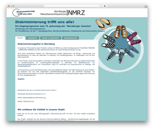 WP theme Blueprint Theme - diskriminierung.menschenrechte.org