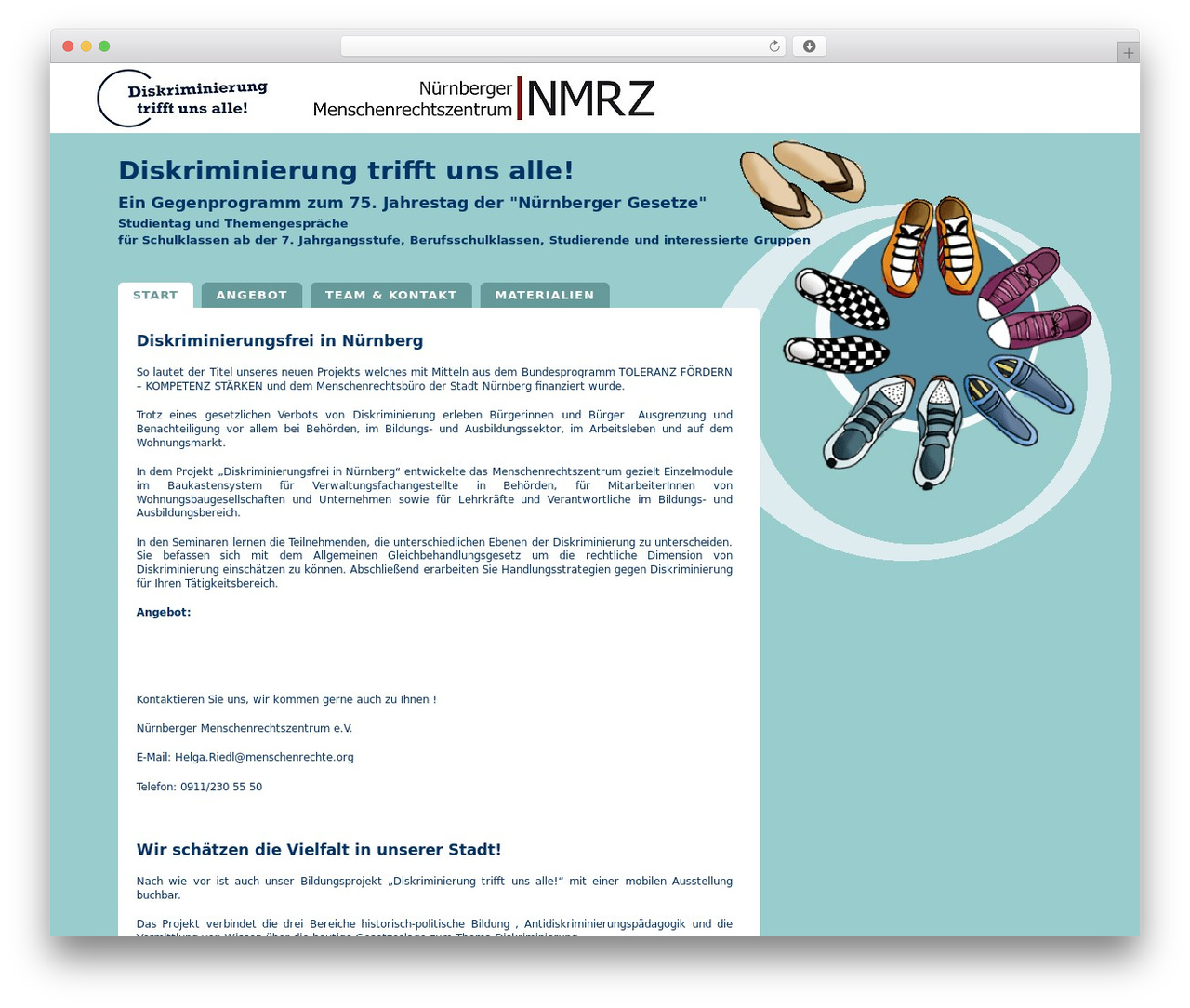 WP theme Blueprint Theme - diskriminierung.menschenrechte.org